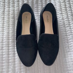 Size 7.5 aldo black flats kappa-98